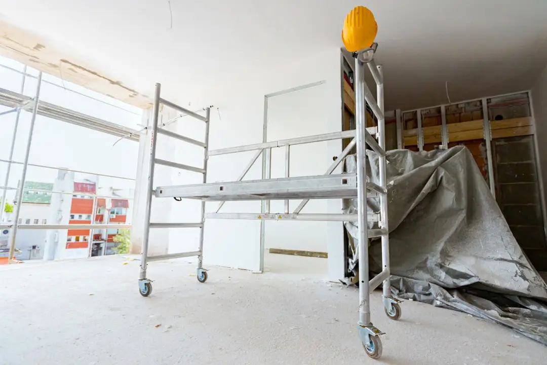 ruchome rusztowanie z kołami